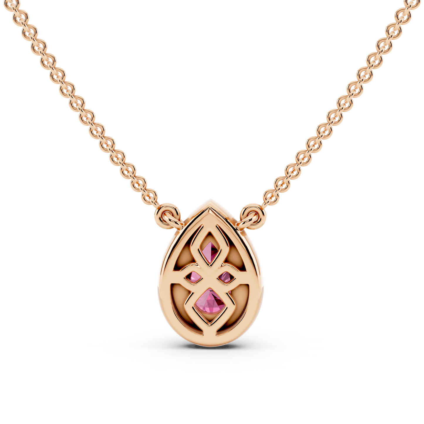 Ascent Pear Sapphire Pendant