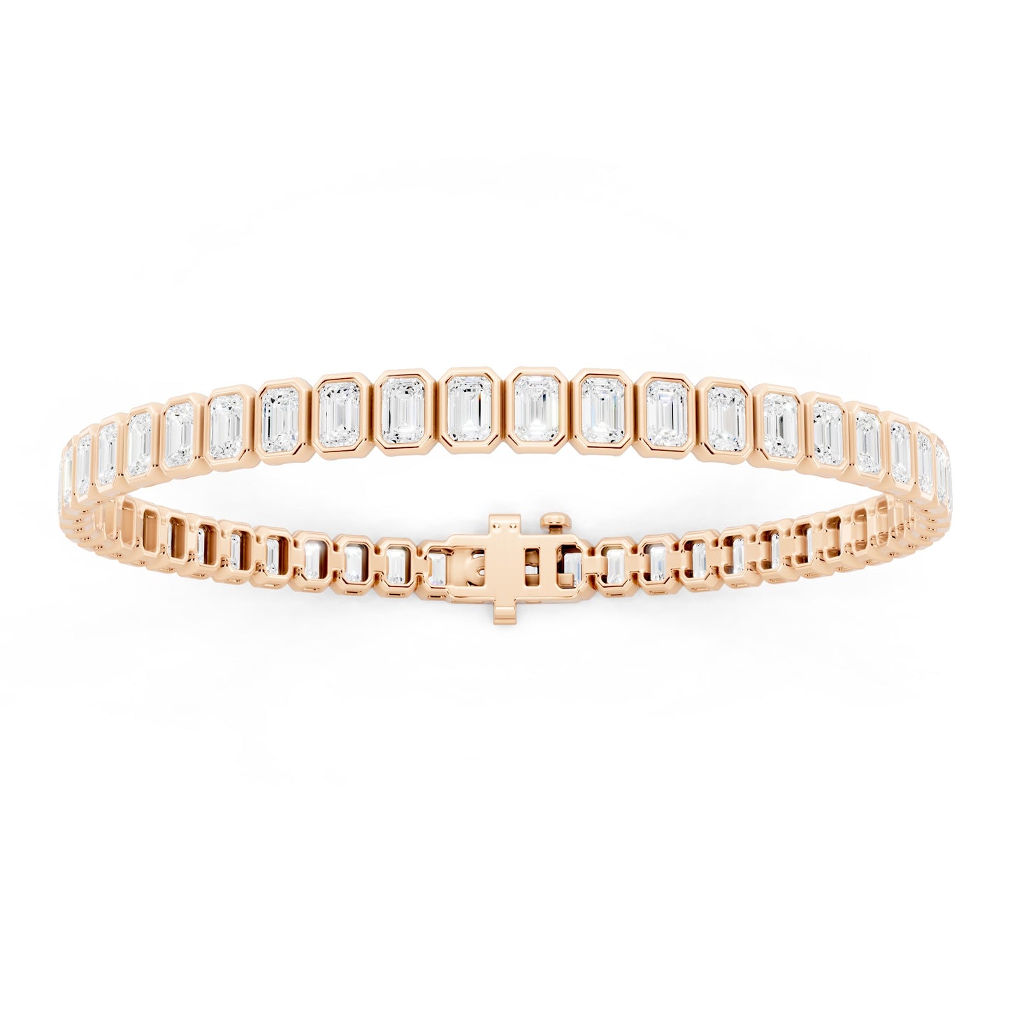 Held Emerald Cut Bangle