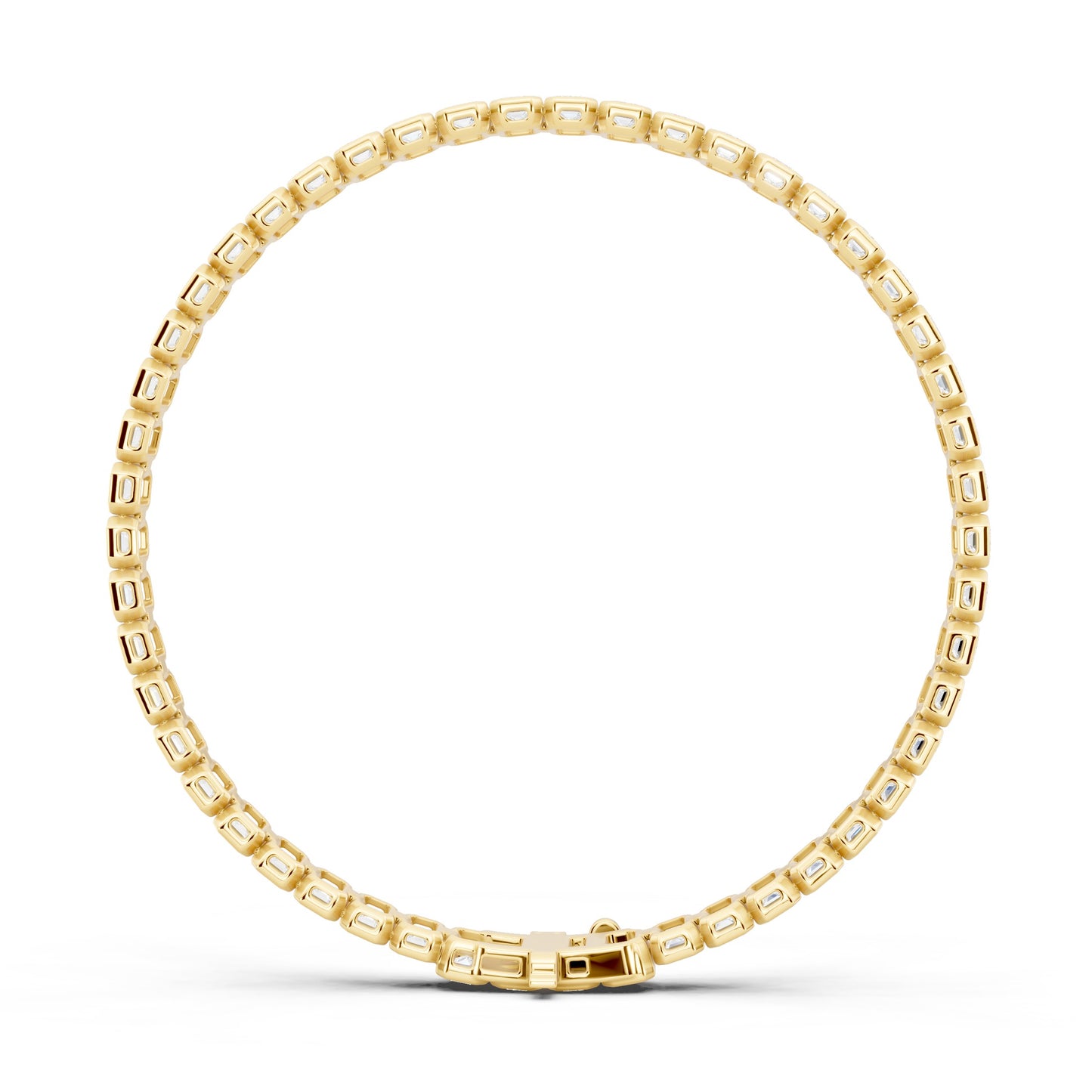 Held Emerald Cut Bangle