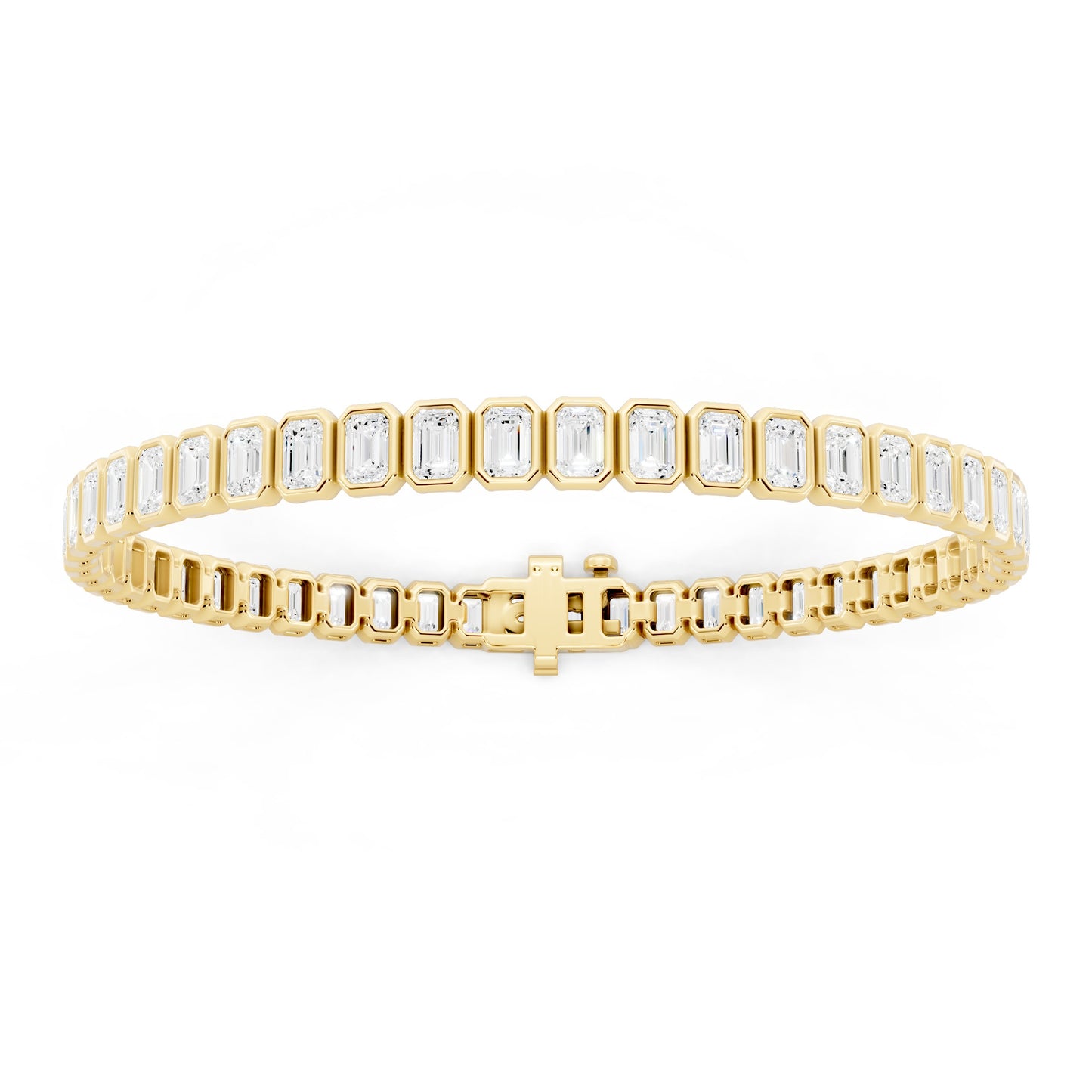 Held Emerald Cut Bangle