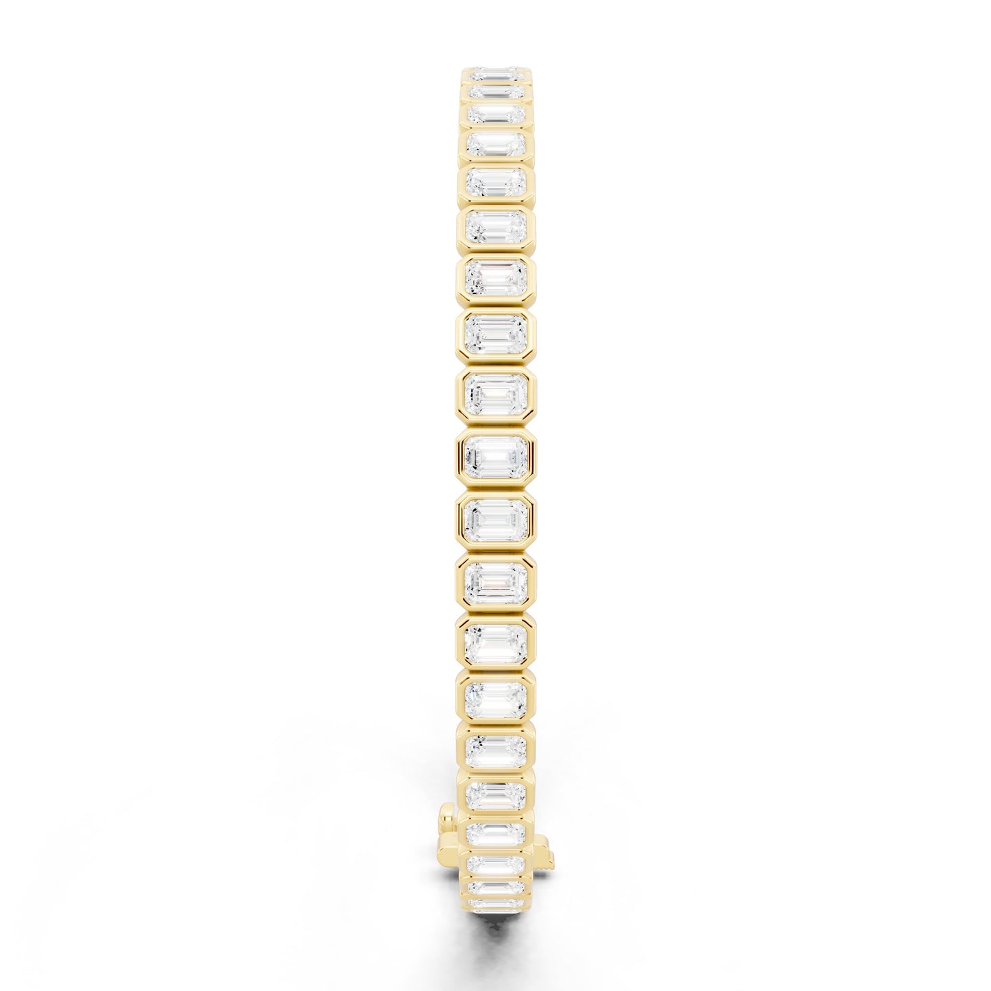 Held Emerald Cut Bangle