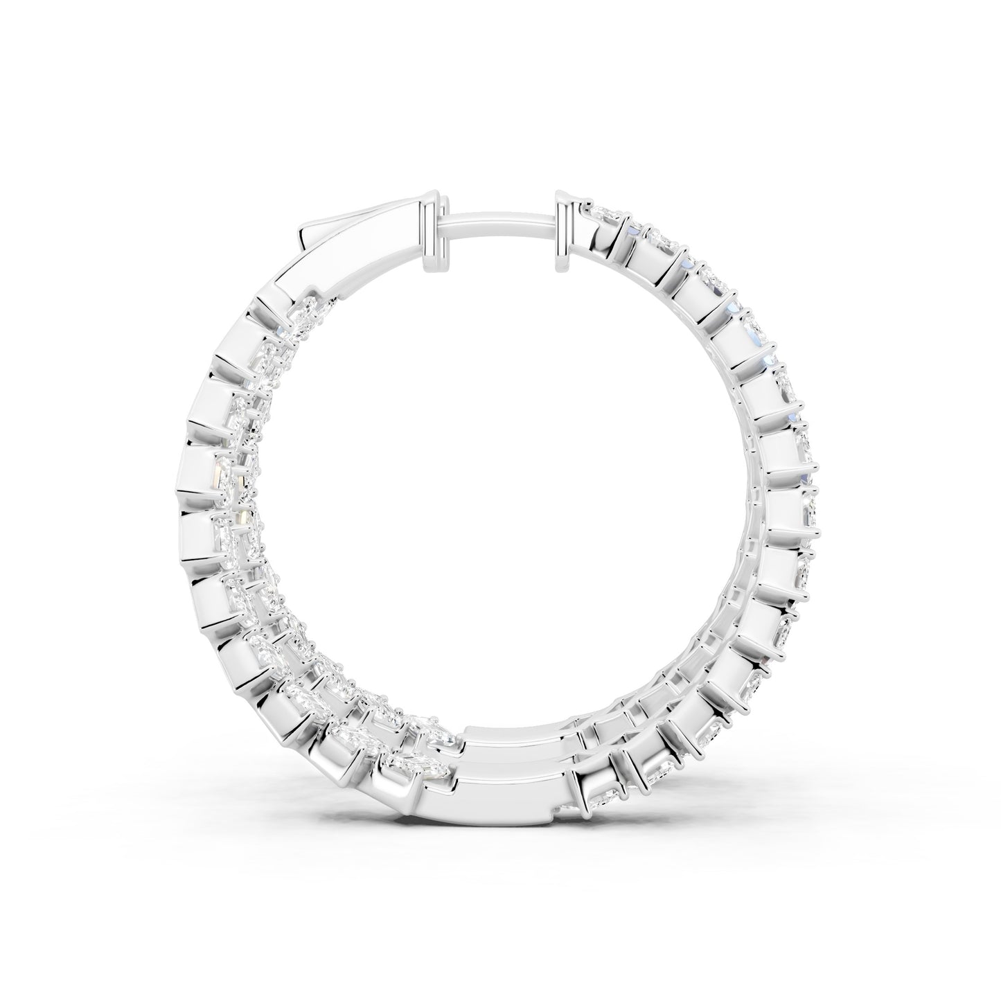 Poise Emerald Cut Earrings