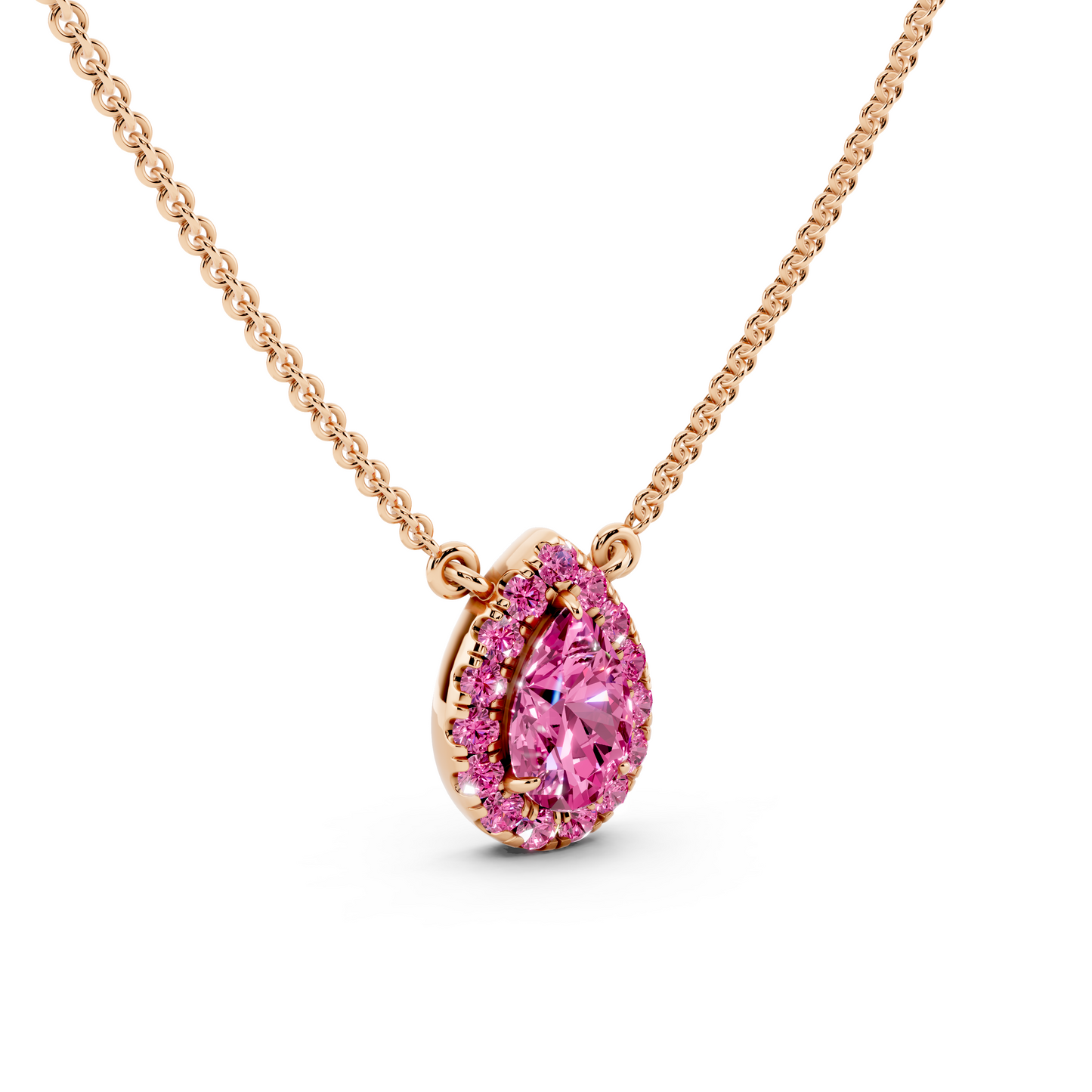 Ascent Pear Sapphire Pendant