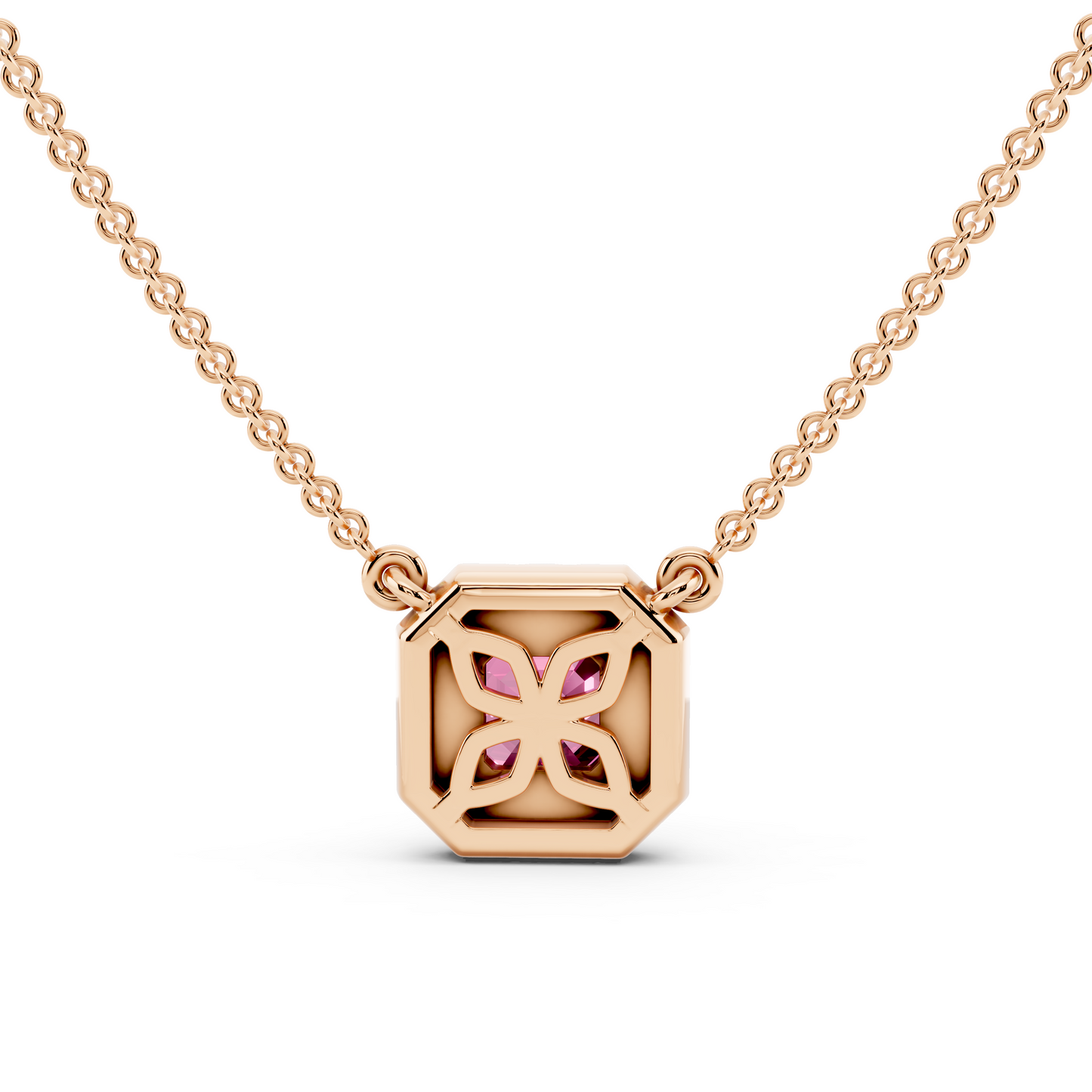 Frame Sapphire Pendant