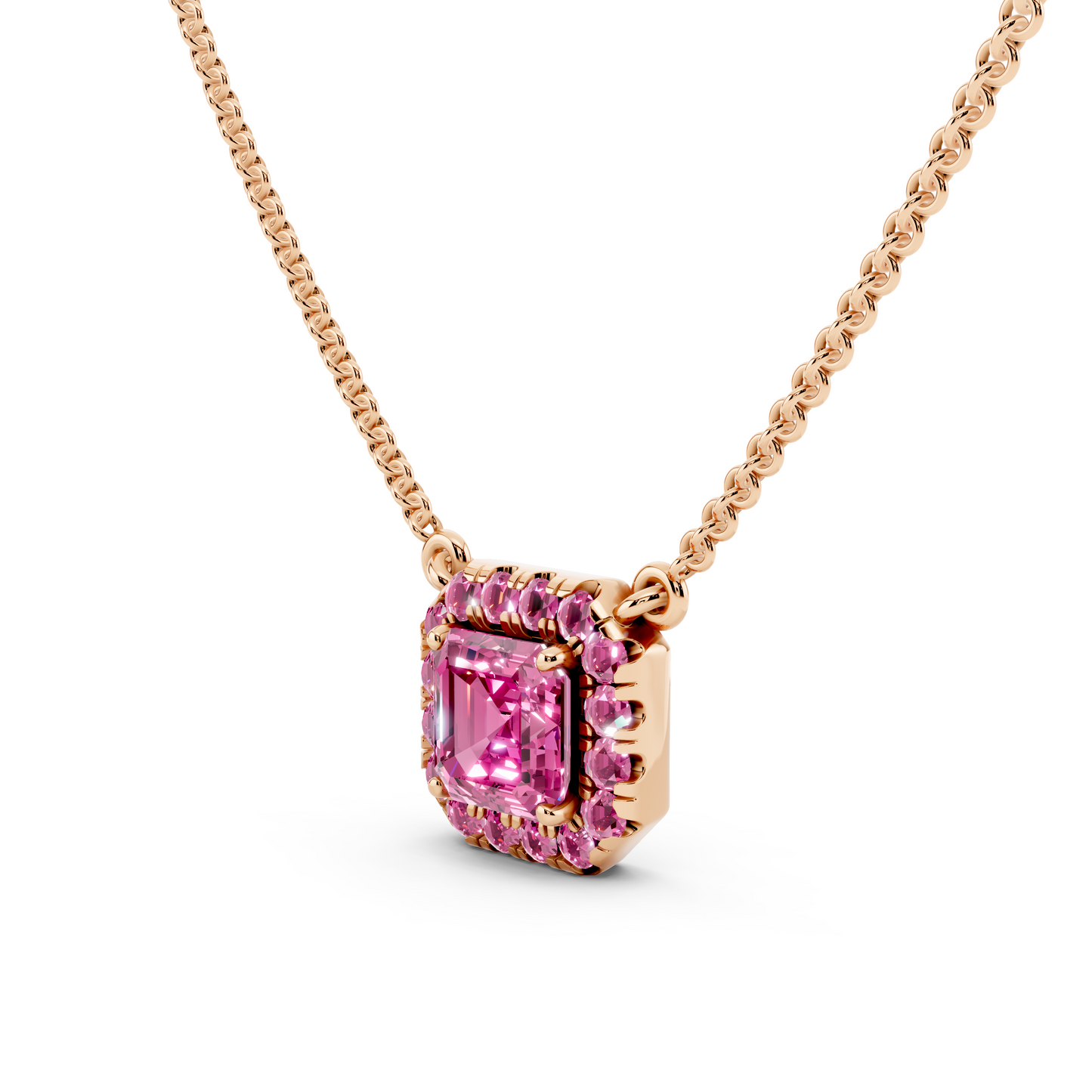 Frame Sapphire Pendant