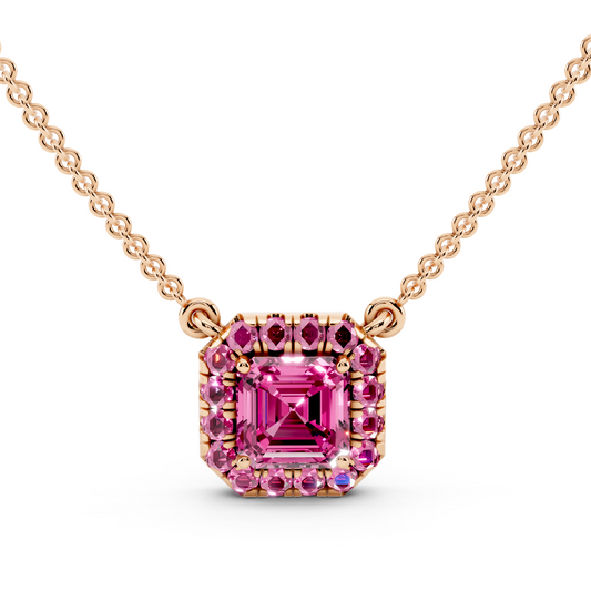 Frame Sapphire Pendant